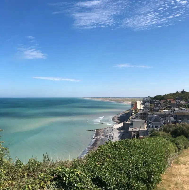 Vue aérienne de la côte